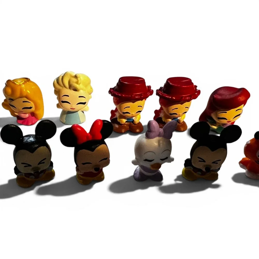 Disney Mini Figures 12pc Set Mickey Minnie Ariel Elsa Jessie Tigger Multi